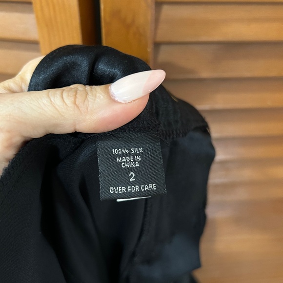 Express Y2K 100% silk black cargo jogger - Picture 6 of 8